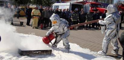 Пожар перед  белым домом 