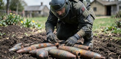 В деревне Слобода обезвредили три снаряда времен войны В деревне Слобода обезвредили три снаряда времен войны