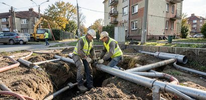 В Северном микрорайоне Рузы ремонтируют аварийный участок теплотрассы В Северном микрорайоне Рузы ремонтируют аварийный участок теплотрассы
