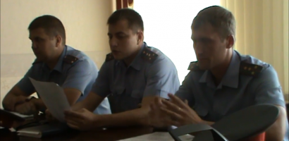 Полицейские встретились с жителями Рузы Полицейские встретились с жителями Рузы