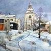 Художник идёт по городу