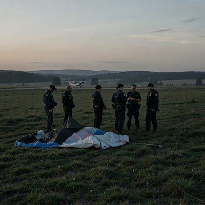 На аэродроме Ватулино при прыжке с парашютом погиб мужчина